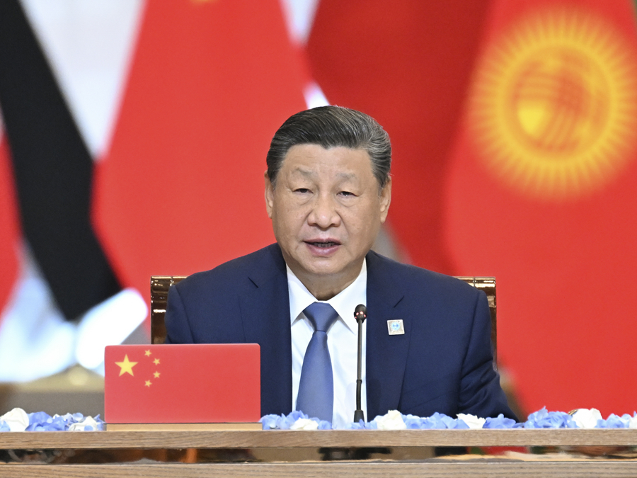习近平主席出席上海合作组织成员国元首理事会第二十四次会议(图1)