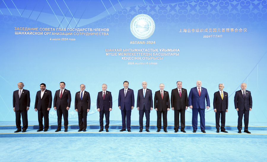 习近平主席出席上海合作组织成员国元首理事会第二十四次会议(图2)