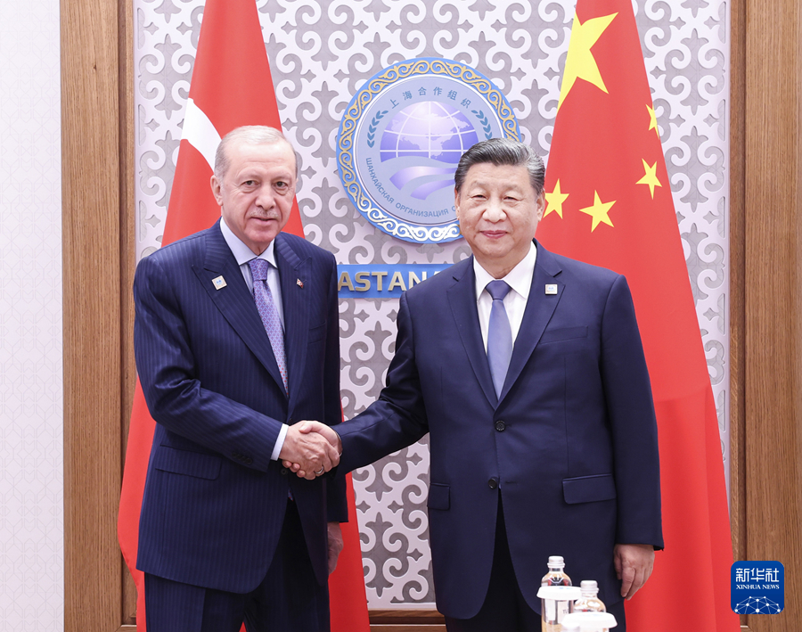 习近平主席会见土耳其总统埃尔多安(图1)